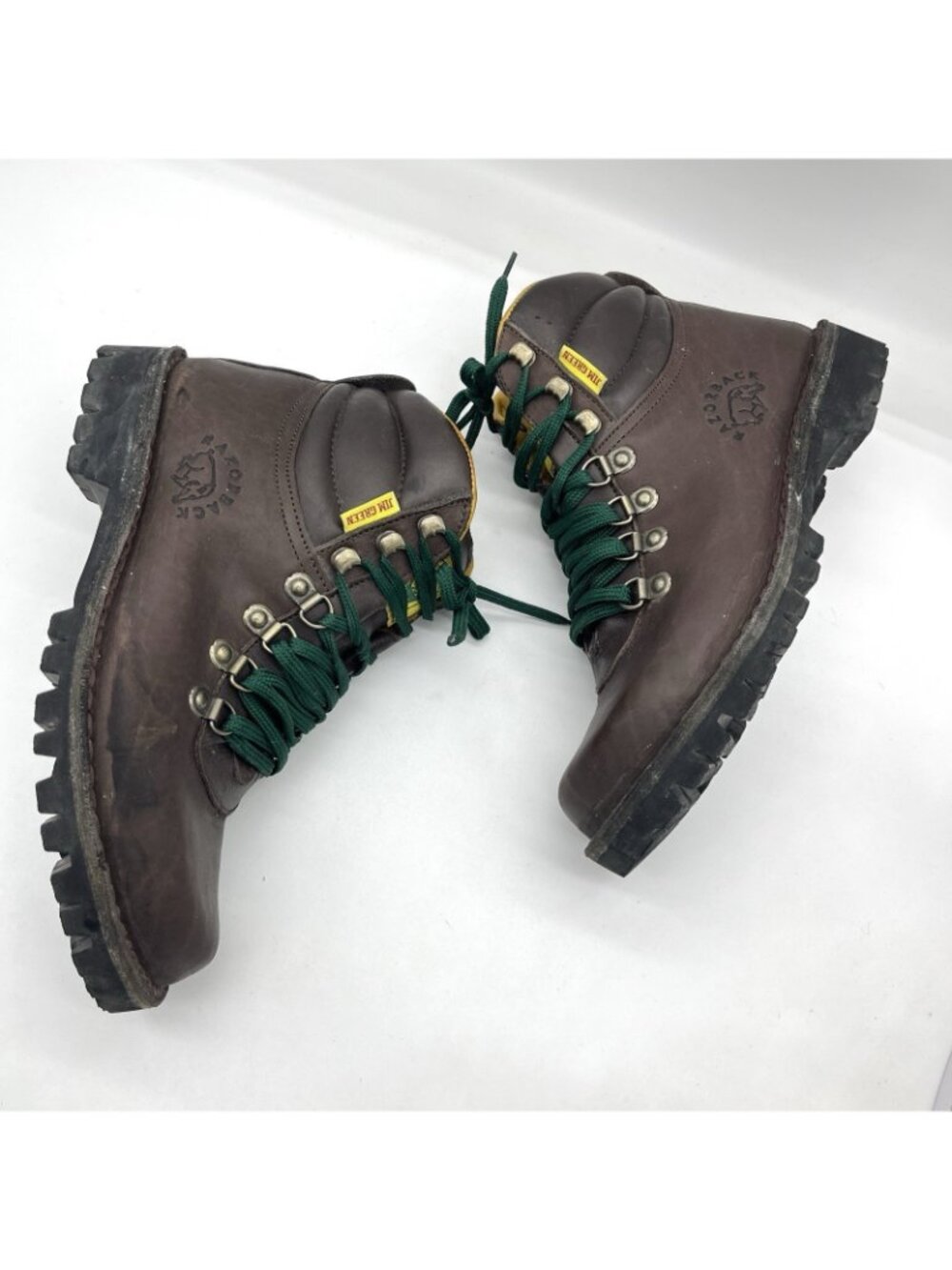Jim Green Razorback Boots In Brown Men Size 7.5 - Picture 3 of 16